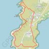 Trace GPS Cap de la Chèvre depuis le Sémaphore, itinéraire, parcours