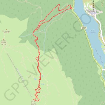 Trace GPS Pic de Chérue, itinéraire, parcours