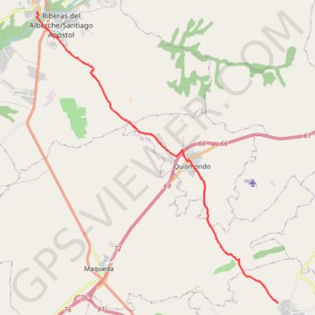 Trace GPS SE18-Noves-Escalona, itinéraire, parcours