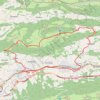 Trace GPS Suisse, montée à la tour de Moron, itinéraire, parcours