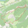 Trace GPS Dent de Moirans et Rocher de la Fesse depuis les Charpènes, itinéraire, parcours