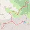 Trace GPS Pic Lézat depuis le cirque des Crabioules, itinéraire, parcours