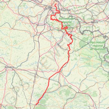 Trace GPS Paris-Roubaix 2013_Paris-Roubaix 2013, itinéraire, parcours
