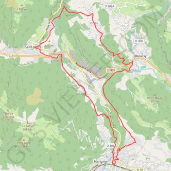 Trace GPS Vallée du Giffre, itinéraire, parcours