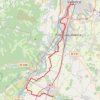 Trace GPS Grande Traversée des PréAlpes : Valence - Livron-sur-Drôme, itinéraire, parcours