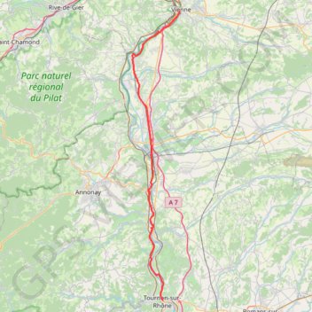 Trace GPS Jour 1 Velo 2021 Option courte, itinéraire, parcours