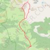 Trace GPS Cime du diable (via capelet supérieur), itinéraire, parcours