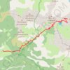 Trace GPS Col de l'Encombrette - Petite Tour d'Allos, itinéraire, parcours