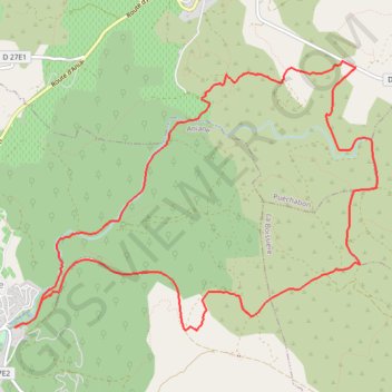 Trace GPS Autour des Cougnets depuis Aniane, itinéraire, parcours