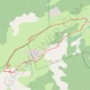 Trace GPS Crêtes de la Bernarde depuis Vauplane, itinéraire, parcours