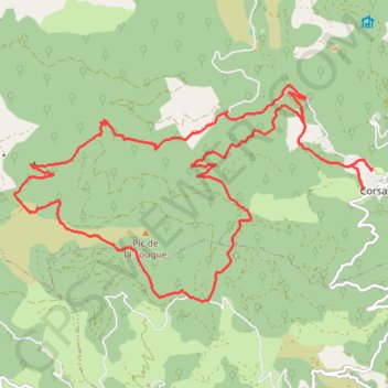 Trace GPS Haut Vallespir - Le tour de la Souque, itinéraire, parcours
