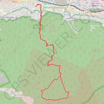 Trace GPS Carpiagne par source et Sabatier - Retour Boucar Source, itinéraire, parcours
