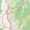 Trace GPS Pierre Blanche et Grand Veymont en boucle (Vercors), itinéraire, parcours