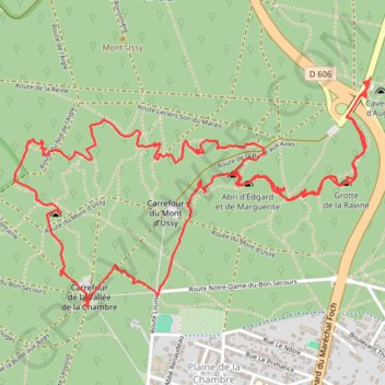 Trace GPS Dénecourt, itinéraire, parcours