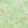 Trace GPS GR 78 (Chemin de Piémont), itinéraire, parcours