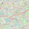 Trace GPS Staines to Richmond by bike, itinéraire, parcours