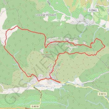 Trace GPS Le Cirque de Mourèze, itinéraire, parcours