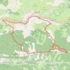 Trace GPS Chemin de croix montagnard, itinéraire, parcours