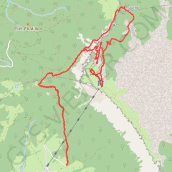 Trace GPS Boucle du Parmelan, itinéraire, parcours