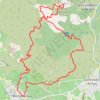 Trace GPS Montpeyroux - Castellas - Brunan, itinéraire, parcours