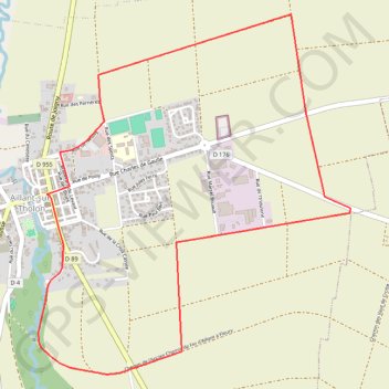 Trace GPS La Croix de l'Orme - Aillant-sur-Tholon, itinéraire, parcours