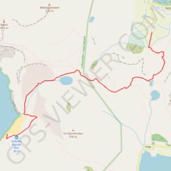 Trace GPS fiche-14439-plage-kvalkika-depuis-musee-tourbe, itinéraire, parcours