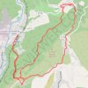 Trace GPS 2021 06 25 - grave de Peille Peillon Peille boucle, itinéraire, parcours