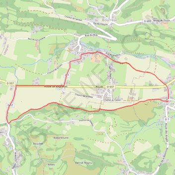 Trace GPS [Itinéraire] Circuit n°16 - Lourdes - La plaine de Lézignan, itinéraire, parcours