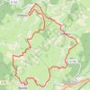 Trace GPS Circuit Mazille -Vaux -Jalogny-Château, itinéraire, parcours