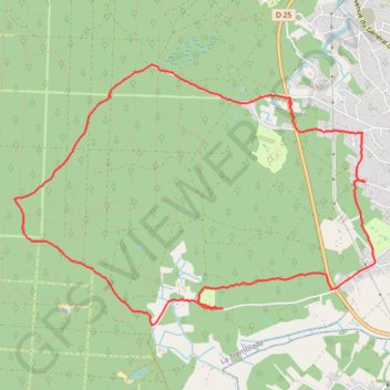 Trace GPS Promenade en Forêt de la Tremblade, itinéraire, parcours