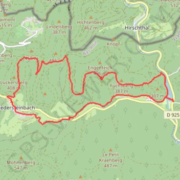 Trace GPS A la découverte du château de Froensbourg, itinéraire, parcours