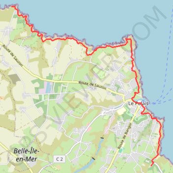 Trace GPS Port Guen-Pointe de Kerzo, itinéraire, parcours