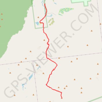 Trace GPS Mount Skylight, itinéraire, parcours