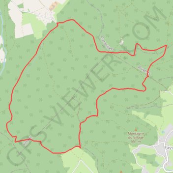 Trace GPS Chemins du Cœur des Vosges - Les Grands Bois, itinéraire, parcours