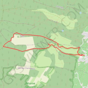 Trace GPS Hauteur de Brochon 2, itinéraire, parcours