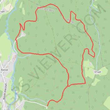 Trace GPS Chemins du Cœur des Vosges - Le Bambois, itinéraire, parcours