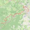 Trace GPS Grande Traversée de l'Ardèche VTT, itinéraire, parcours
