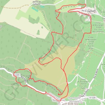 Trace GPS Chambolle, itinéraire, parcours