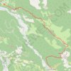 Trace GPS Cominac-Aulus les Bains, itinéraire, parcours