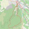 Trace GPS Boucle dans les Alpilles depuis Orgon, itinéraire, parcours