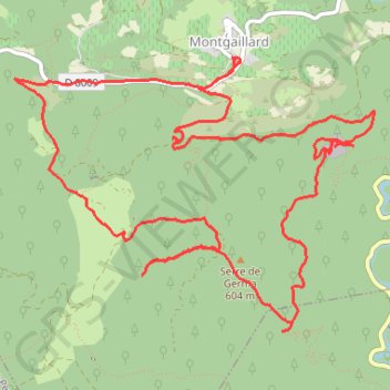 Trace GPS Montgaillard Corbières, itinéraire, parcours