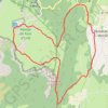 Trace GPS Font d'Urle - Vassieux-en-Vercors, itinéraire, parcours