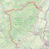Trace GPS Le sentier des ducs de Montbéliard à Marckolsheim, itinéraire, parcours