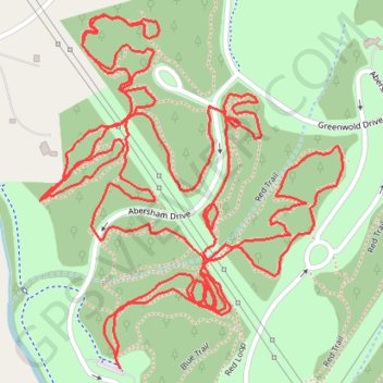 Trace GPS Abersham Regional Park Trail Run, itinéraire, parcours