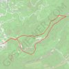 Trace GPS Grande Montagne au départ de Gigondas, itinéraire, parcours