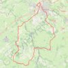 Trace GPS CHAMBON - RETERRE - FONTANIERES - MARCILLAT-16565397, itinéraire, parcours