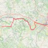 Trace GPS V 93 Limoges - Rochechouart, itinéraire, parcours
