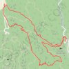 Trace GPS Le riou sec - Montpellier le vieux, itinéraire, parcours