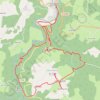 Trace GPS Château Rocher-Gorges de la Sioule, itinéraire, parcours