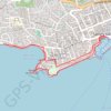 Trace GPS Sentier côtier à Sanary-sur-Mer, itinéraire, parcours